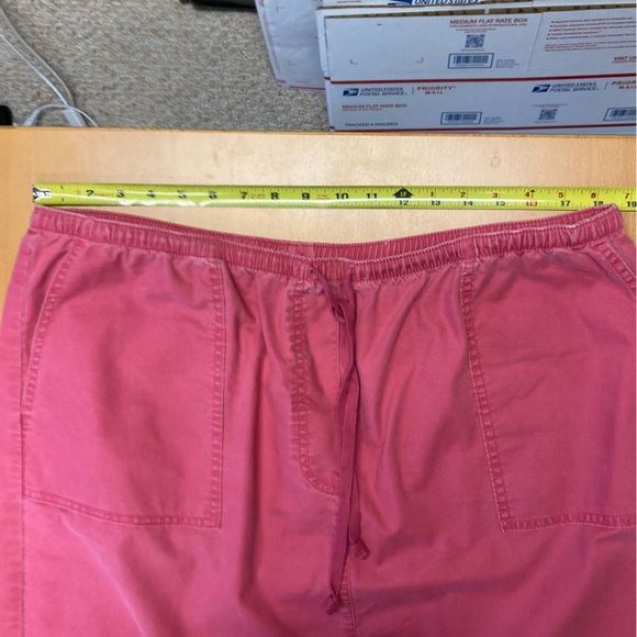 LL Bean sun washed canvas skirt, size XL, washed red. - Picture 4 of 5